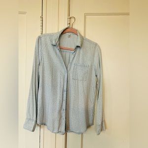 Aeropostale jean blouse, medium